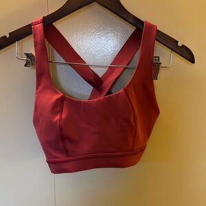 Sweaty Betty Circuit Sports Bra Red Small Cross Back